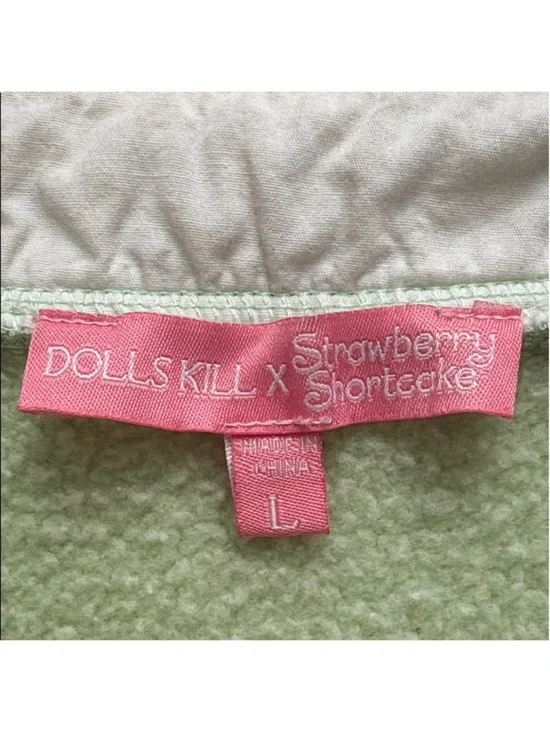 Dolls Kill Strawberry Shortcake Graphic Crewneck Sweater Strawberries Large - Picture 6 of 11